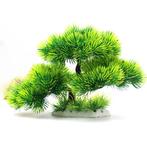 Bonsai boom lichtgroen met gras OS-221 - aquarium decoratie, Dieren en Toebehoren, Vissen | Aquaria en Toebehoren, Ophalen of Verzenden