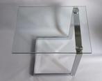 Gebra - Bijzettafel - Glas, Staal