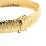 Gouden omega schakel armband | 19,5 cm (omegaschakel), Goud, Gebruikt, Ophalen of Verzenden, Overige kleuren
