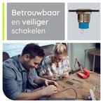 ProRide Metalen drukschakelaars in Drievoudig inbouwpaneel, Auto-onderdelen, Dashboard en Schakelaars, Verzenden, Nieuw