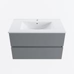 MONDIAZ VICA 80cm badmeubel onderkast Plata 2 lades., Ophalen of Verzenden, Nieuw, Bad