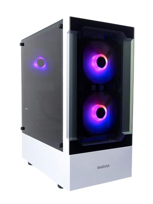 AMD Ryzen 5 6-Core RGB Game PC WHITE - RTX 3060 12GB - 32..., Computers en Software, Desktop Pc's, Nieuw, Ophalen of Verzenden