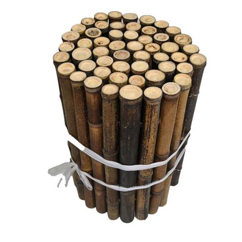Bamboe border rand zwart 45 x 200 cm, Tuin en Terras, Schuttingen, Verzenden