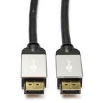DisplayPort kabel 1.2 | Goobay | 3 meter (4K@60Hz, Verguld), Verzenden, Nieuw