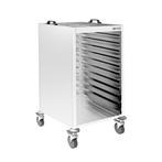GGM Gastro | Dienbladwagen - voor 18 dienbladen EN 530x370 |, Verzenden