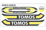 Tomos Stickerset mat standaard automatic zwart / geel com..., Fietsen en Brommers, Ophalen of Verzenden, Nieuw