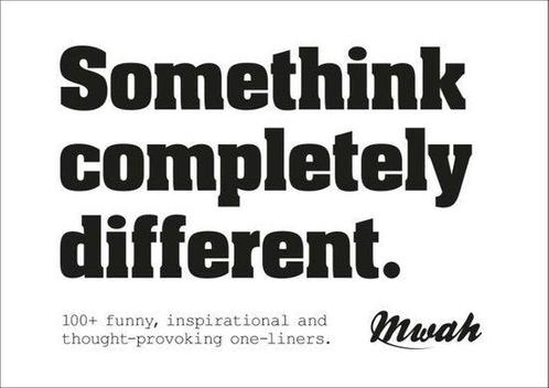 Somethink completely different, Boeken, Overige Boeken, Ophalen of Verzenden