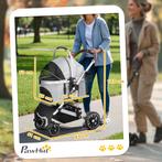 TRUUSK Opvouwbare 3-in-1 Hondenbuggy en Kattenwagen - Voor H, Verzenden, Nieuw