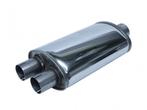 Demper 63-51mm Y ovaal 185/115mm 315mm lang RVS Simons, Ophalen of Verzenden, Nieuw