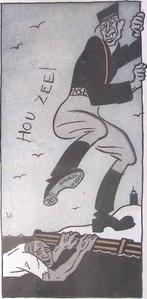 Spotprent over Joods werkdorp en de NSB (lijst optie), Verzenden