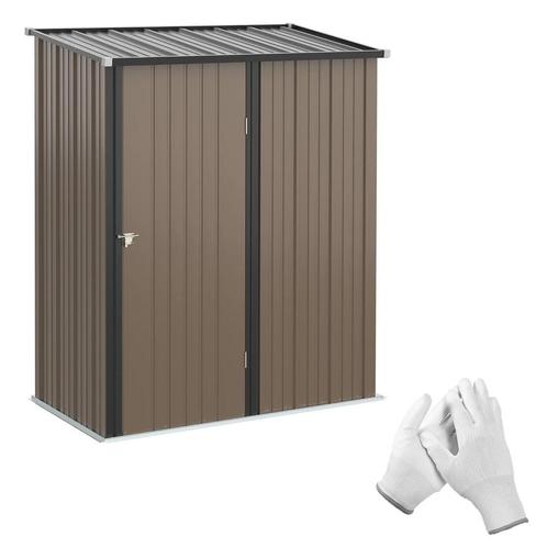 TRUUSK Tuinhuis Met Lessenaarsdak 1,34 M² Metalen Tuinhuis G, Tuin en Terras, Overige Tuin en Terras, Nieuw, Verzenden