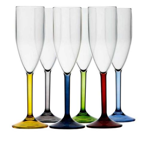 Scheepsservies Party Champagneglazen Multikleur, Watersport en Boten, Accessoires en Onderhoud, Nieuw, Ophalen of Verzenden