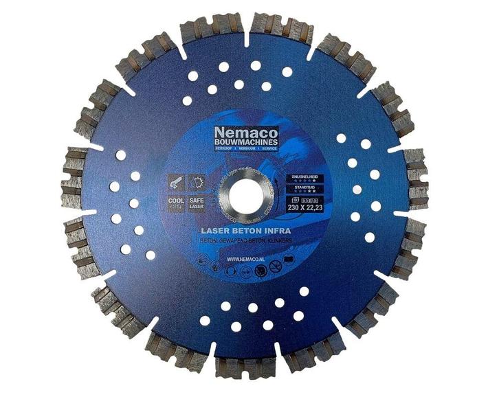 Nemaco diamantzaagblad universeel 230 x 22,2 mm, Zakelijke goederen, Machines en Bouw | Tuin, Park en Bosbouw, Overige typen, Ophalen of Verzenden