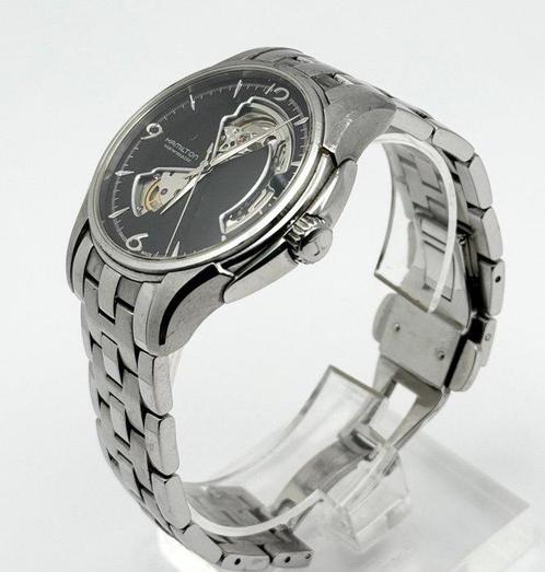 Hamilton - Jazzmaster Open Heart - Zonder Minimumprijs -, Sieraden, Tassen en Uiterlijk, Horloges | Heren