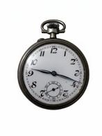 Vintage Engraved Pocket Watch - Argentan Case - 1900-1949, Sieraden, Tassen en Uiterlijk, Nieuw