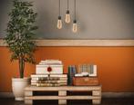 SPL LED Rustieklamp ST64 E27 8W 640lm 2200K Goud Dimbaar, Ophalen of Verzenden, Nieuw