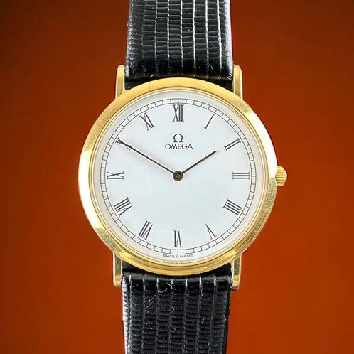 Omega De Ville Quartz 195.0075.2 uit 1986, Sieraden, Tassen en Uiterlijk, Horloges | Dames, Polshorloge, Gebruikt, Verzenden