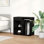 vidaXL Zwarte Eiken Cosmetica Cabinet 80x40x75 cm Gemaakt, Verzenden, Nieuw