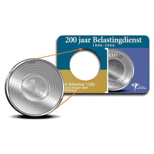 5 Euro 2006 Belastingdienst UNC Coincard, Postzegels en Munten, Munten | Nederland, Verzenden