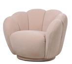 Schelp Fauteuil ‘Liora’ | Draaisysteem | Beige | 93x81x70 cm, Huis en Inrichting, Fauteuils, Ophalen, Nieuw
