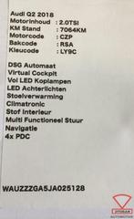 audi q2 2018 slotplaat afdekking 81a863471c, Ophalen, Gebruikt, Audi
