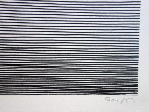 Michel Seuphor (1901 - 1999) - Formes et lune en reflet, Antiek en Kunst, Kunst | Schilderijen | Modern