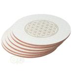 Bloem des levens / Flower of life onderzetters set van 6, Verzenden, Nieuw