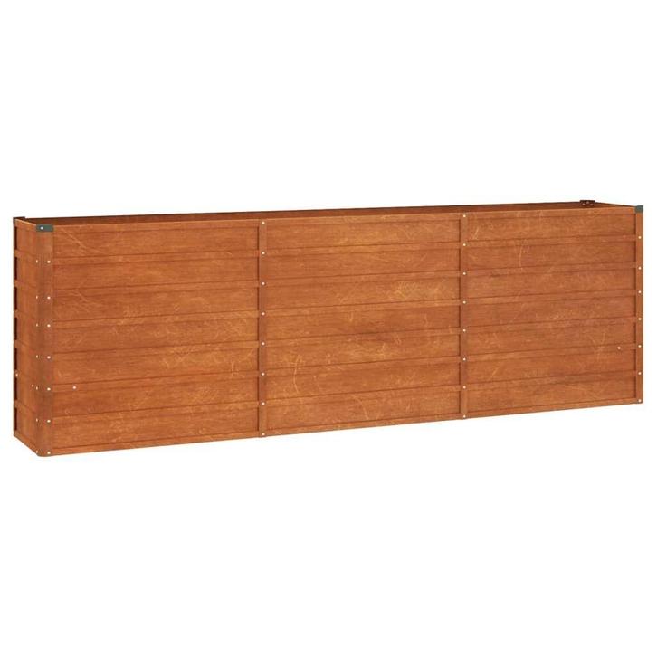 Cortenstaal Plantenbak 240cm - Tweedekansje voor je tuin!, Tuin en Terras, Bloembakken en Plantenbakken, 60 cm of meer, 100 cm of meer
