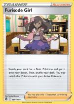 Furisode girl 157/195 Silver Tempest, Hobby en Vrije tijd, Verzamelkaartspellen | Pokémon, Losse kaart, Nieuw, Foil, Ophalen of Verzenden