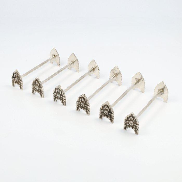 Hubron Hadi - messenleggers - Djokja - Messensteun (6) -, Antiek en Kunst, Antiek | Goud en Zilver