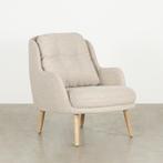 Scandinavische Teddy fauteuil, Huis en Inrichting, Scandinavisch, teddy, fauteuil, wit, beige, deens, design zetel, Nieuw, Minder dan 75 cm