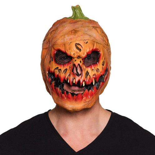 Pompoen Masker Latex, Hobby en Vrije tijd, Feestartikelen, Halloween of Griezel, Feestartikel, Nieuw, Verzenden