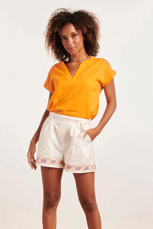 -30% Smashed Lemon  Smashed Lemon 24347 ademende zomer top |, Kleding | Dames, Tops, Oranje, Nieuw, Verzenden