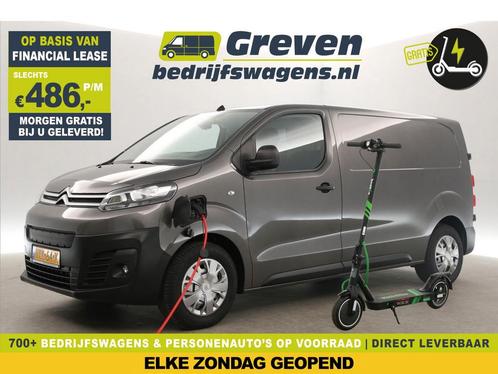 Citroën eJumpy L2H1 75 kWh BPM VRIJ GRATIS E-Step AUT €486pm, Auto's, Bestelauto's, Automaat, Elektrisch, Zilver of Grijs, Citroën