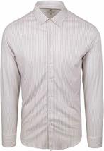Desoto Overhemd Streep Beige maat 3XL Heren, Kleding | Heren, Overhemden, Verzenden, Nieuw, Beige, Desoto
