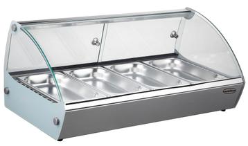 Combisteel Warmhoudvitrine | 4 X 1/3 GN | 230v | 840x395x270 beschikbaar voor biedingen