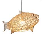 Nordic Bamboe Hanglamp – Handgevlochten Modern Design LED, Huis en Inrichting, Lampen | Hanglampen, Verzenden, Nieuw