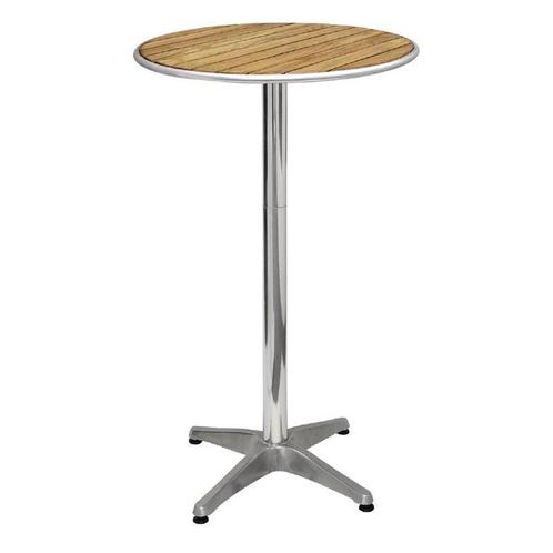 Bolero ronde statafel met essenhouten blad GR332, Zakelijke goederen, Horeca | Meubilair en Inrichting, Nieuw zonder verpakking