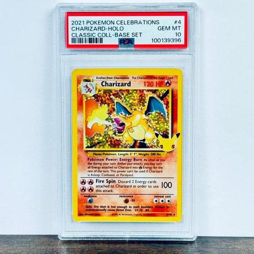 Pokémon Graded card - Charizard Holo - Celebrations #4 -, Hobby en Vrije tijd, Verzamelkaartspellen | Pokémon
