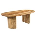 Mangohouten Eettafel Maeve 180x100 cm, Huis en Inrichting, Tafels | Eettafels, Verzenden, Nieuw, Industriële meubels, Overige vormen