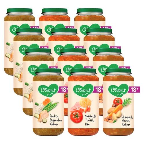 Olvarit 18+M Maaltijd Variatiemenu, Kinderen en Baby's, Babyvoeding en Toebehoren, Nieuw, Verzenden