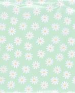 Tafelzeil Bloemen Mint, Hobby en Vrije tijd, Stoffen en Lappen, Nieuw, Groen