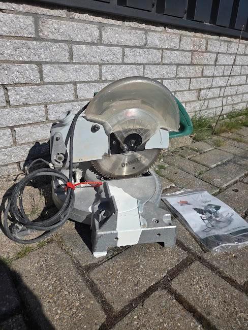 TopCraft TMSL-1300 afkortzaag,, Doe-het-zelf en Verbouw, Gereedschap | Zaagmachines, Zo goed als nieuw, Overige typen, Ophalen of Verzenden