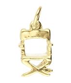 Gouden regisseur stoel ketting hanger, Verzenden, Nieuw