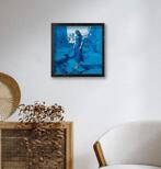Leyack - Elle marchait sur les ruines bleues, Antiek en Kunst, Kunst | Schilderijen | Modern