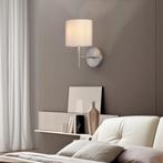 Wandlamp Winsford 27x21 cm E14 zilverkleurig en wit lux.pro, Huis en Inrichting, Lampen | Wandlampen, Verzenden, Nieuw