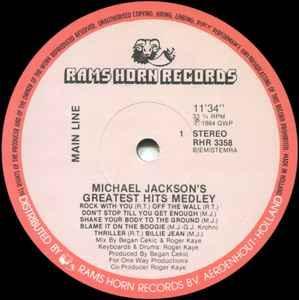 12 inch gebruikt - Main Line - Michael Jacksons Greatest..., Cd's en Dvd's, Vinyl Singles, Zo goed als nieuw, Verzenden