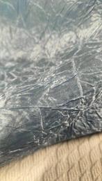 Lussuoso tendone azzurro effetto marmorizzato - Meubelstof -