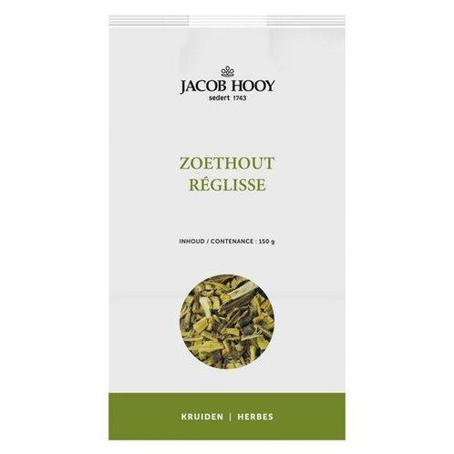 Jacob Hooy - Zoethoutwortel gesneden geschild (150 gram), Diversen, Braces, Verzenden