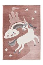 Kindervloerkleed | Happy | Eenhoorn | Roze | 160x230 cm, Verzenden, Nieuw